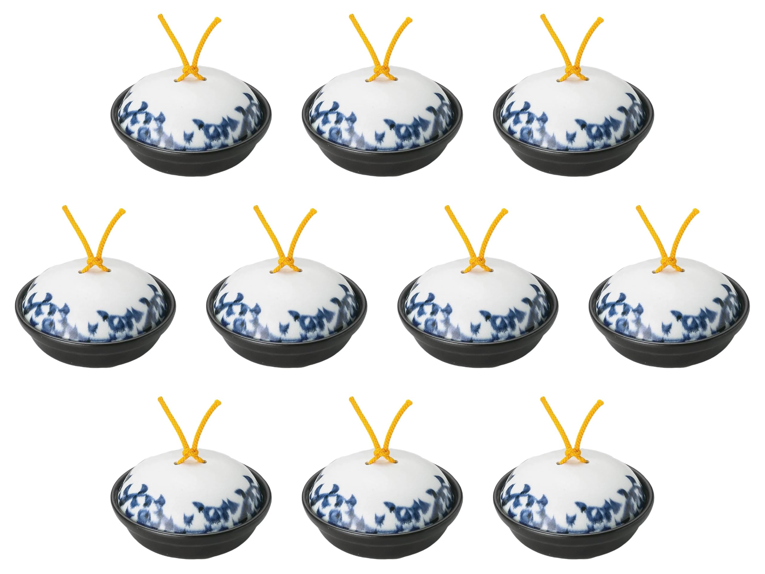 

Set of 10 Blue and White Octopus Arabesque Kaiseki Pots x Kaiseki Pots with Reinforced Direct Setomonohonpo (Small) [14.2 7cm] Lids, Heat,