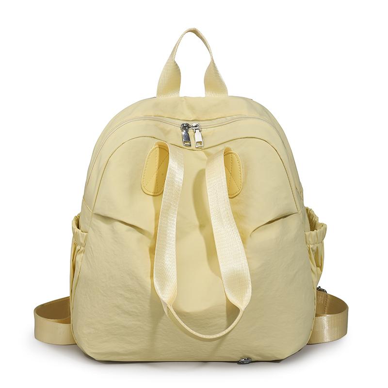 Nylon Backpack Women's Large Capacity Lightweight Schoolbag Student Travel Backpack