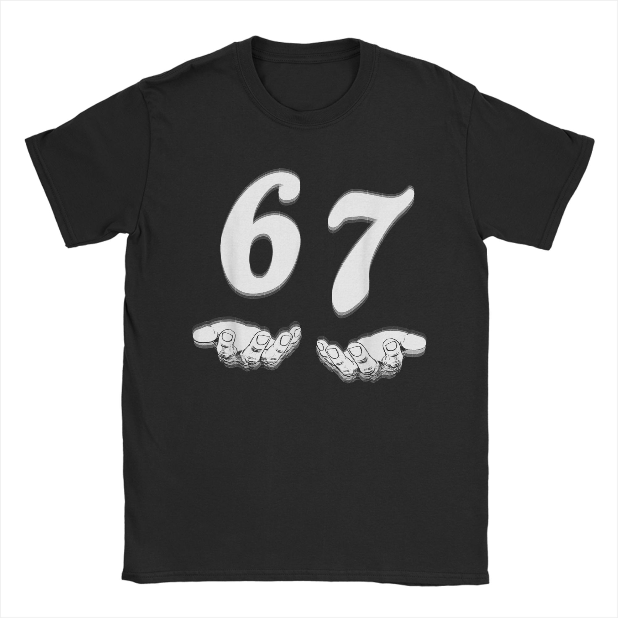 

Womens T-Shirts Funny Six Seven 6 7 Meme Gen Tees Short Sleeve T Shirt Crewneck Clothes Graphic Tops 4XL