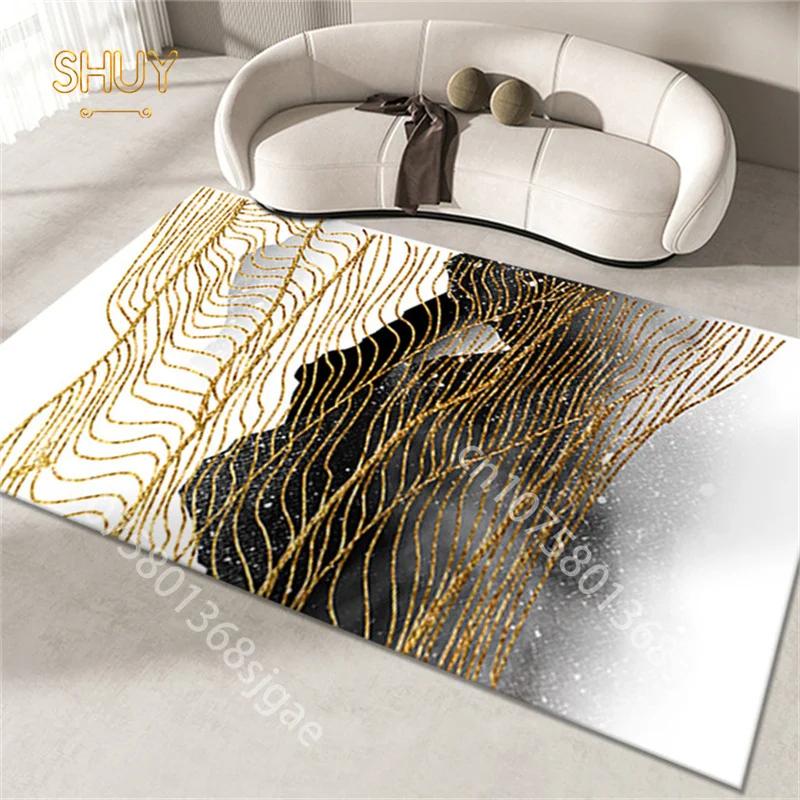 Oil Painting Print Rug Pink Flannel Bedroom Bedside 180*280cm Large Area Rugs Retro Art Decor Carpet Kitchen Non-Slip Floor Mats