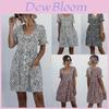 Stylish Women V-neck Holiday Mini Dress Featuring Elegant Polka Dot Design And Pockets