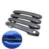 For Subaru Impreza 2012 2013 2014 2015 2016 2017 2018 ABS Carbon Fiber Glossy Black Door Handle Cover Trims Car Accessories