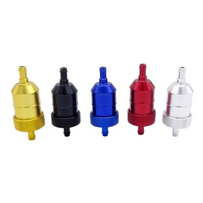 1 Pcs Motorcycle Oil Fuel Filter Scooter Gasoline Filters Aluminum Universal For Suzuki Yamaha Honda Motocross Petrol Tank