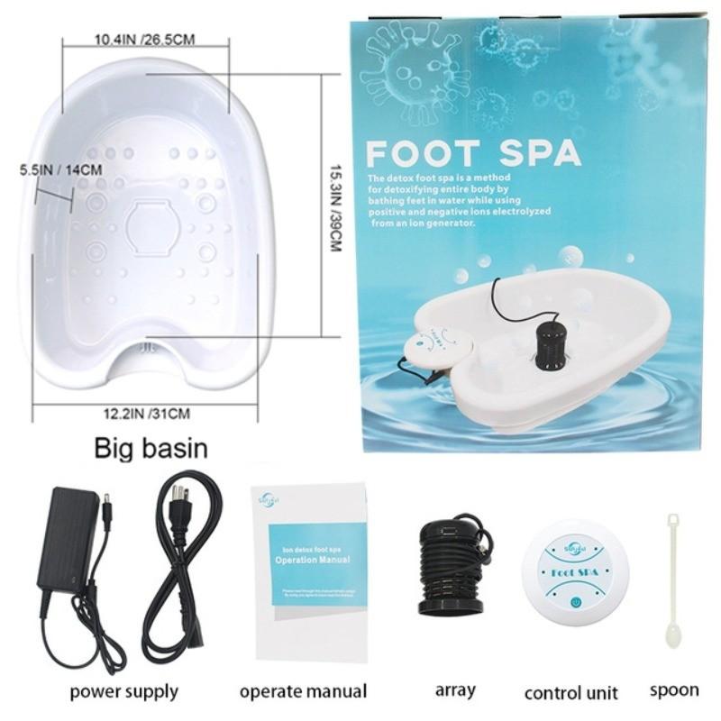 Personal Ionic Cleanse Machine Basin Bath Array Health Care Detox Foot Spa Set Household Foot Detox Machine