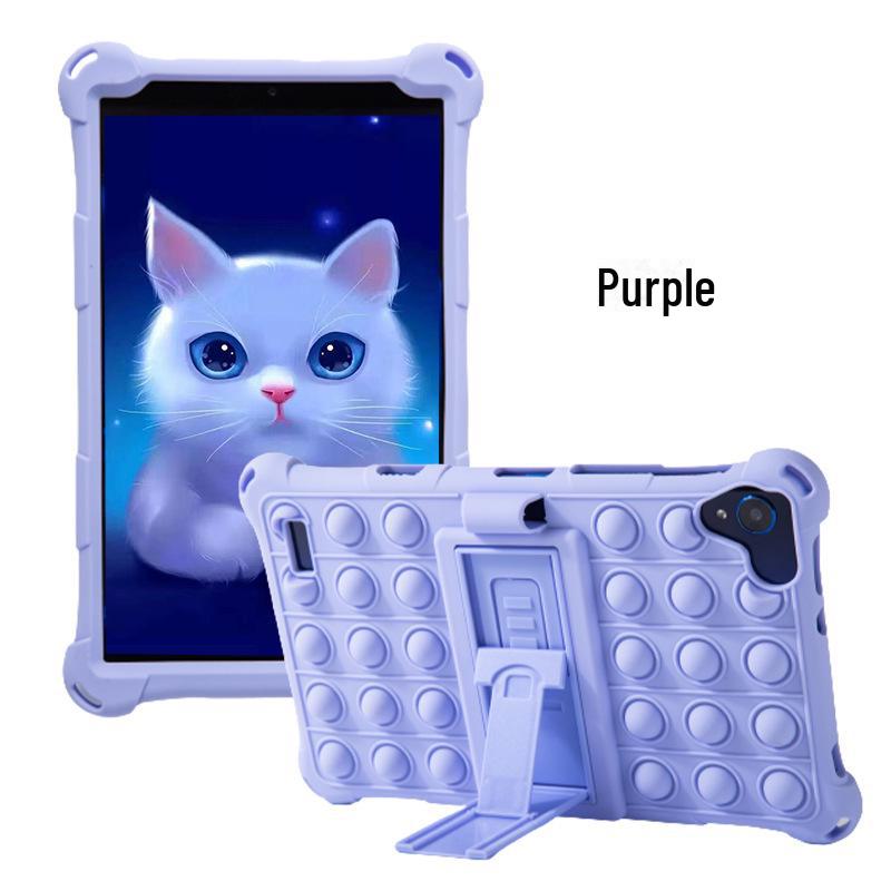 

8-дюймовий універсальний протиударний силіконовий та шкіряний захисний чохол для планшета Silicone Case with Strap and Stylus