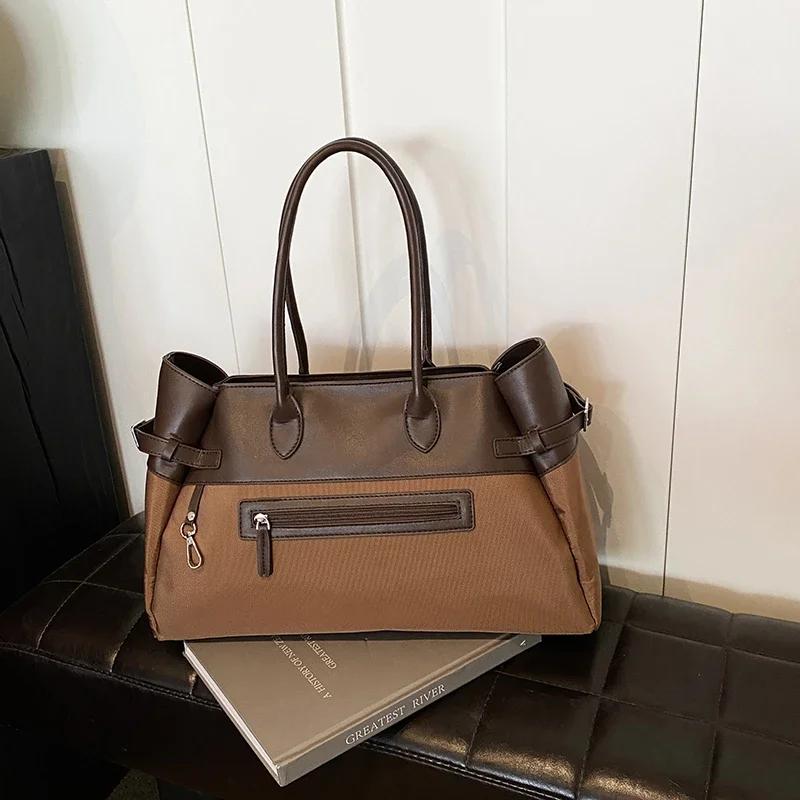 

Однотонная сумка из искусственной кожи на молнии для женщин, универсальная модная сумка через плечо, плавная в движении, минималистичная сумка