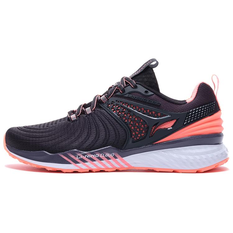 

LiNing Cloud 5 V2 Anti Slip And Wear Resistant Lightweight Low Top Running Shoes Women s Black Pink 35