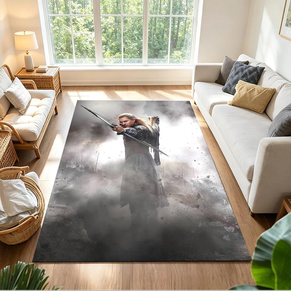 Lord Rings Area Rug Design for Entryway Study room Foyer Bedrooms Anti-slip Rug Office home decor Perfect Gift for Friends & Family