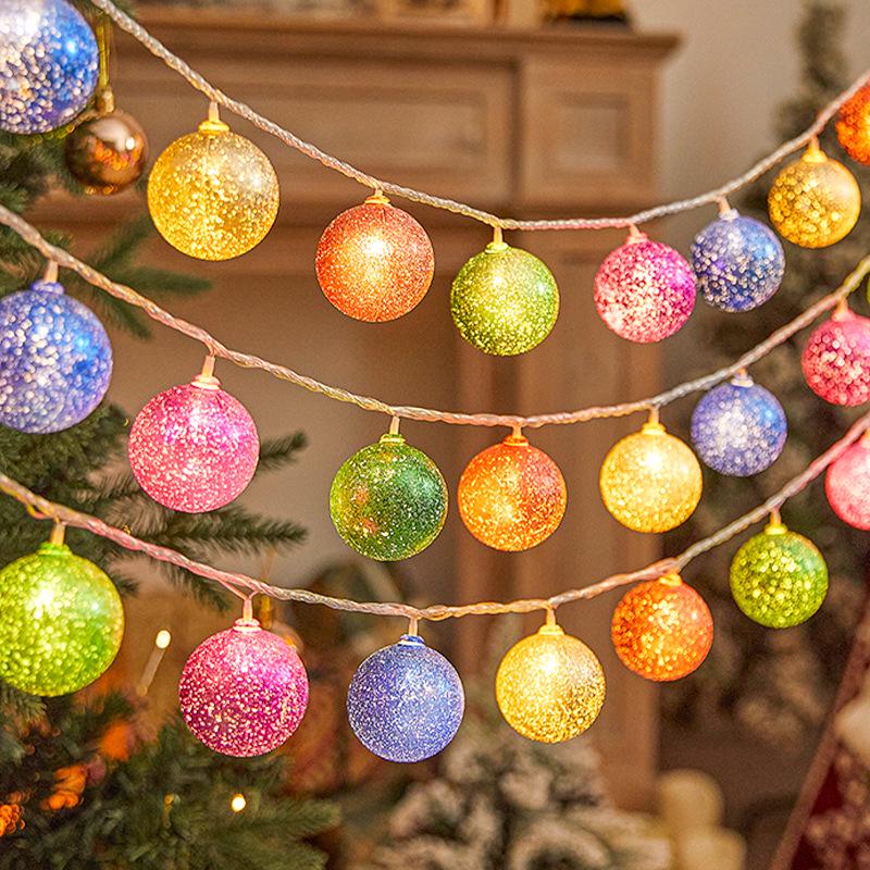 LED String Lights for Indoor Christmas Decor: Fairy Lights for Trees & Windows, Flashing Ornaments