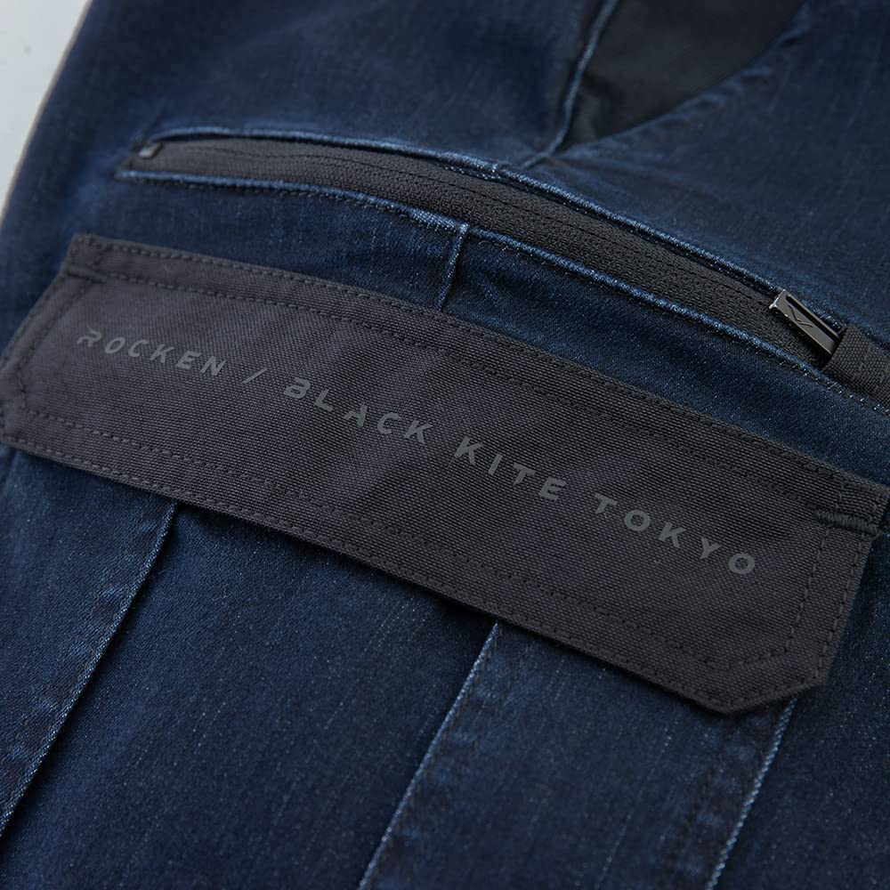 BLACK KITE Slim Fit Cargo Size LL [CO-COS] RKN-6983 [ROCKEN TOKYO] Pants, Indigo,
