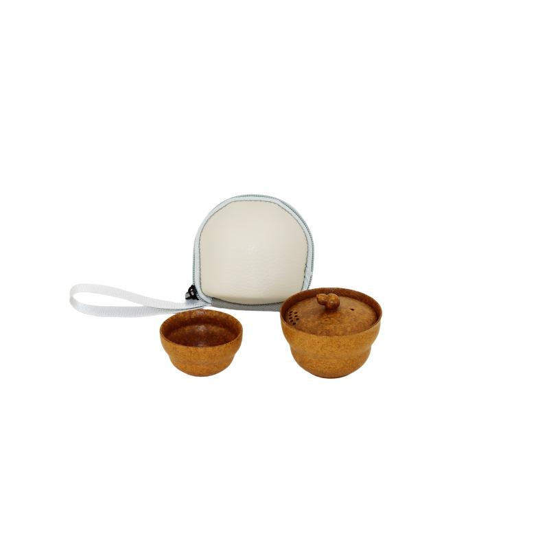 Japanese Style Mini Gaiwan Travel Tea Set Portable Solo Cup for Office Home Use Business Gift