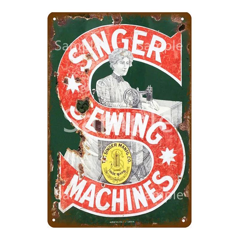 Kitchen Plaques Laundry Vintage Metal Plates Pub Cafe Bar Decorative Signs Wall Stickers Tip Board Art Poster Home Decor YL