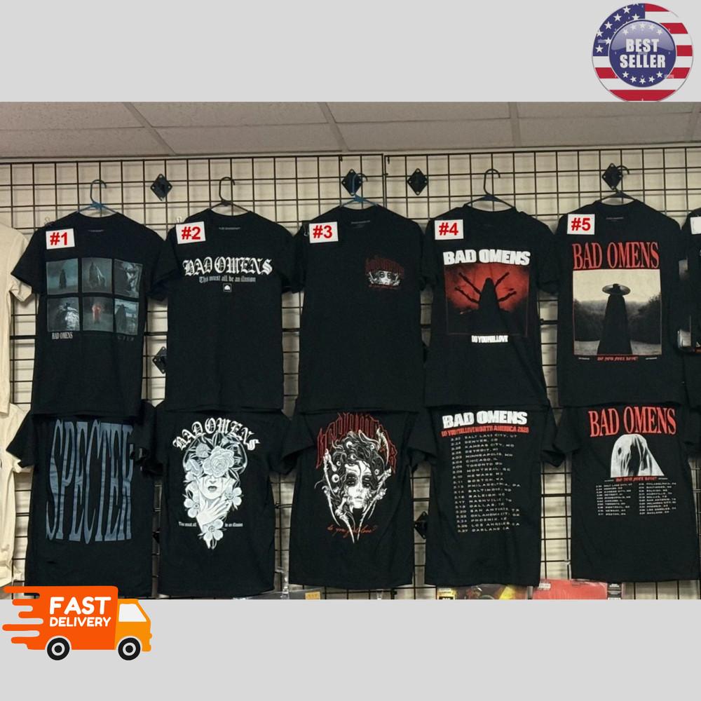 

Fastship BAD OMENS Do You Feel Love 2026 Tour Merch TShirt Reprint Unisex T-Shirt XXXXL