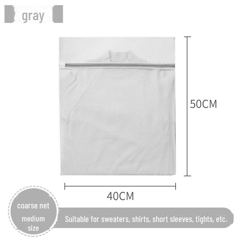 Solid Color Laundry Bags for Delicates - Fine & Coarse Mesh Set for Machine Washable Clothing Care