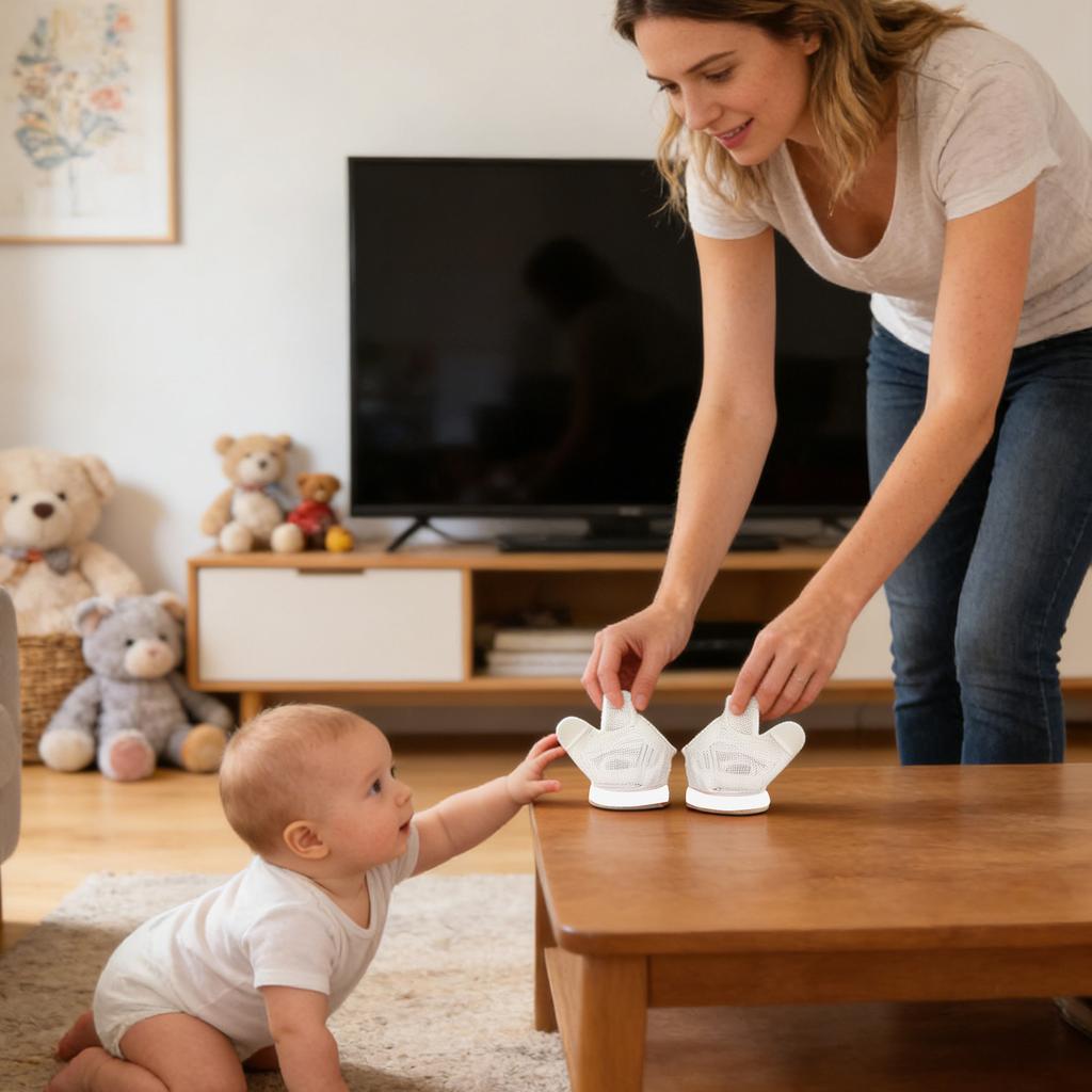 Rukavičky proti sání palce, Rukavičky pro miminka -krmení, Prodyšné chrániče prstů a palce, které zabraňují dětem v sání palců.