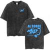 Rapper Milo J Logo Vintage Washed T Shirts Men Women Clothing Harajuku Hip Hop Tshirt Cotton Short Slevee Tshirts Streetwear