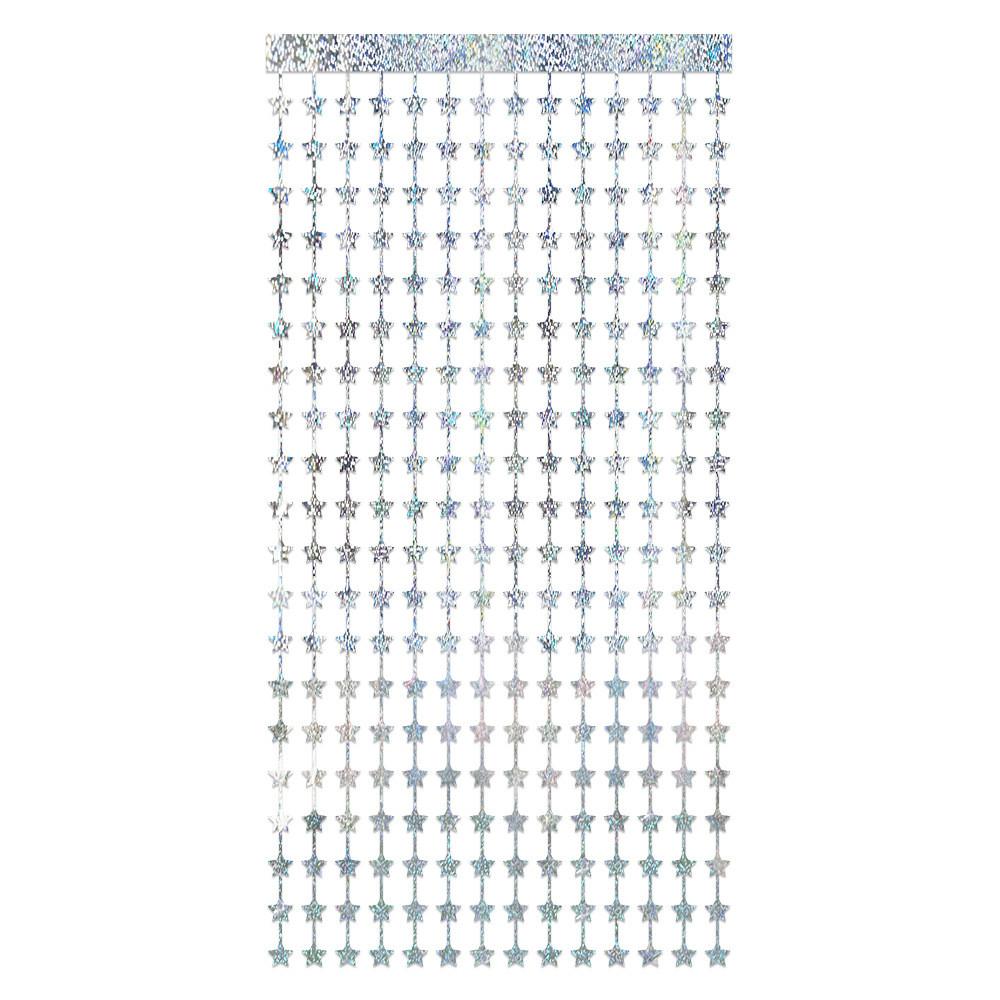 Sternförmige Fransen Vorhänge Geeignet für den täglichen Gebrauch, Hochzeiten und Geburtstagsfeiern
