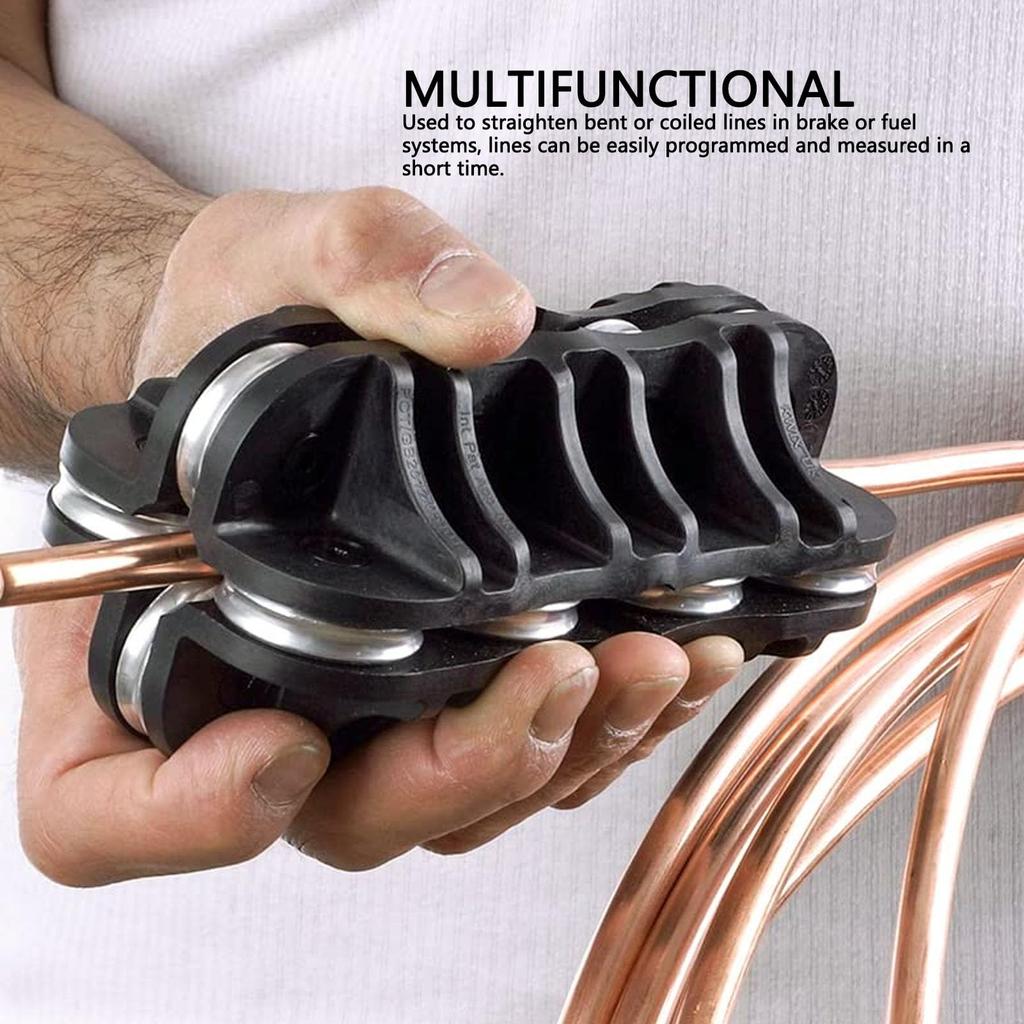 5/16 Inch Pipe Coil Straightening Tool Tube Straightening Machine Aluminum Tube Straightener Handheld Pipe League Device PVC Manual Tool Brake Pi