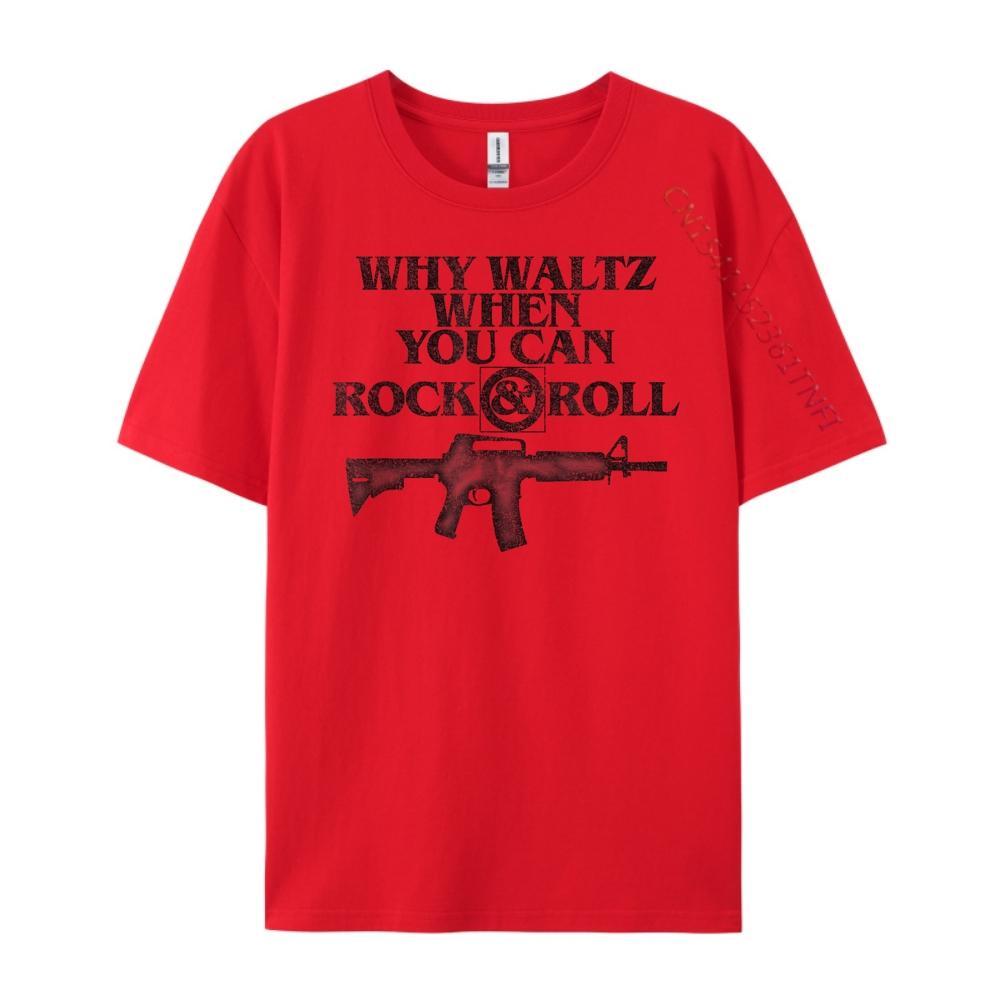 Why Waltz When You Can Rock And Roll 80s Movie Graphic Tee Shirt ClassicNew Year Graphic S