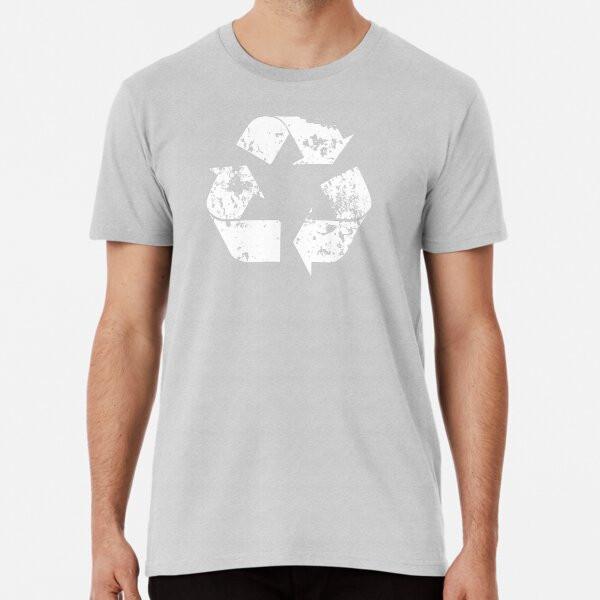 Recycle (Distressed - White)  S to 5XL Made in the AU/USA T-Shirt