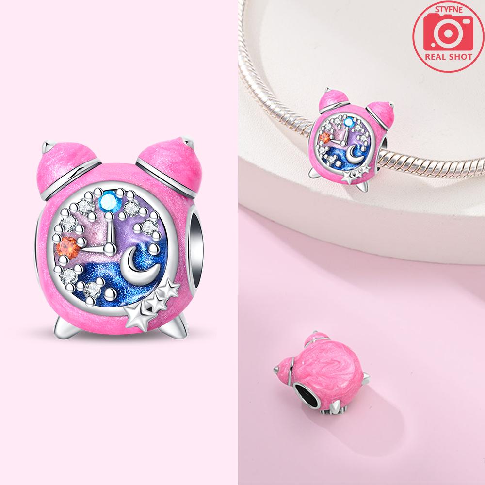 Pink Butterfly Snowflake Blue Star Moon Charms Copper Original Beads Fit Bracelet Jewelry Gifts Accessories Women