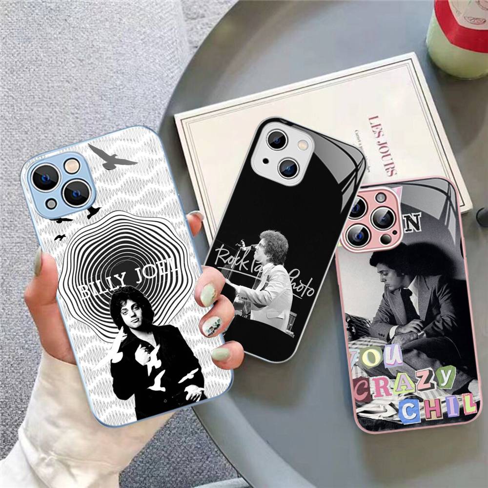 Singer Billy J-Joel Tempered Glass For Iphone 14 13 12 11 Pro Mini XS MAX 14Plus X XS XR Cover