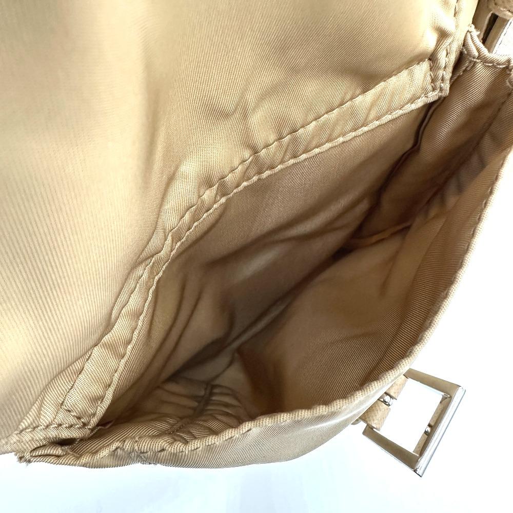 PRADA 1BZ811 Triangle logo Backpack with double pockets and pouch Nylon Beige