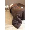 CALGARY Couette chaude Microfibre 400g/m² Choco &amp; Moka 200x200cm