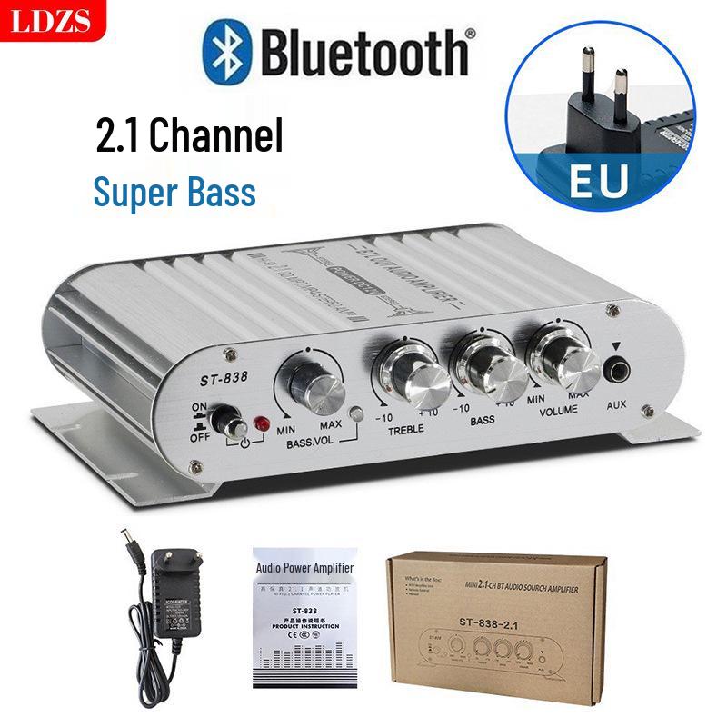 ST-838 2.1 Channel Bluetooth Subwoofer Amplifier with Super Bass