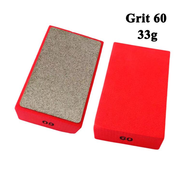 Electroplated Diamond Handheld Grinding Polishing Block for Tile, Glass & Stone - 90x55mm