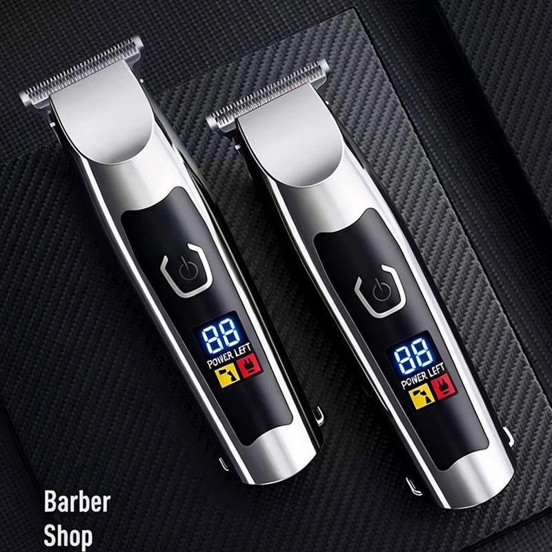 New Hair Clipper Electric Razor Hair Clipper Electric Hair Clipper Oil Head Carving Shaving Head Artifact Rechargeable Hair