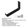 Iron Wall Triangle Bracket Easy Installation Heavy Duty L-shaped Bracket for Audio Equipment Bookshelves