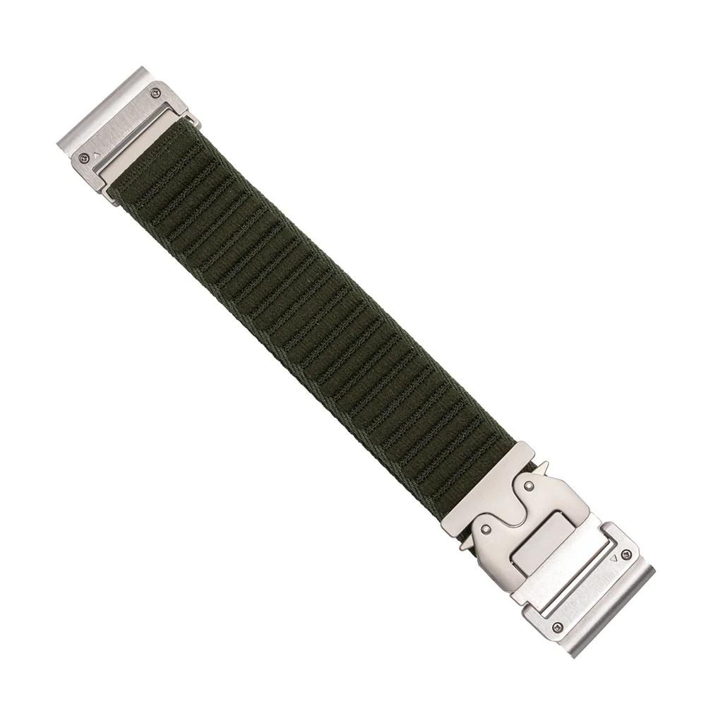 26 mm Nylon Loop-rem för Garmin Fenix E 8 47 mm 7 7X Pro/6X 6XPro/Enduro 3 2/Epix Pro Gen 2 51 mm Quickfit-armband Sportband