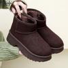 Fashion Women's Snow Boots Fashionable with Thick Velvet and Height Increasing Cotton Shoes for Women's Lightweight Short Boots