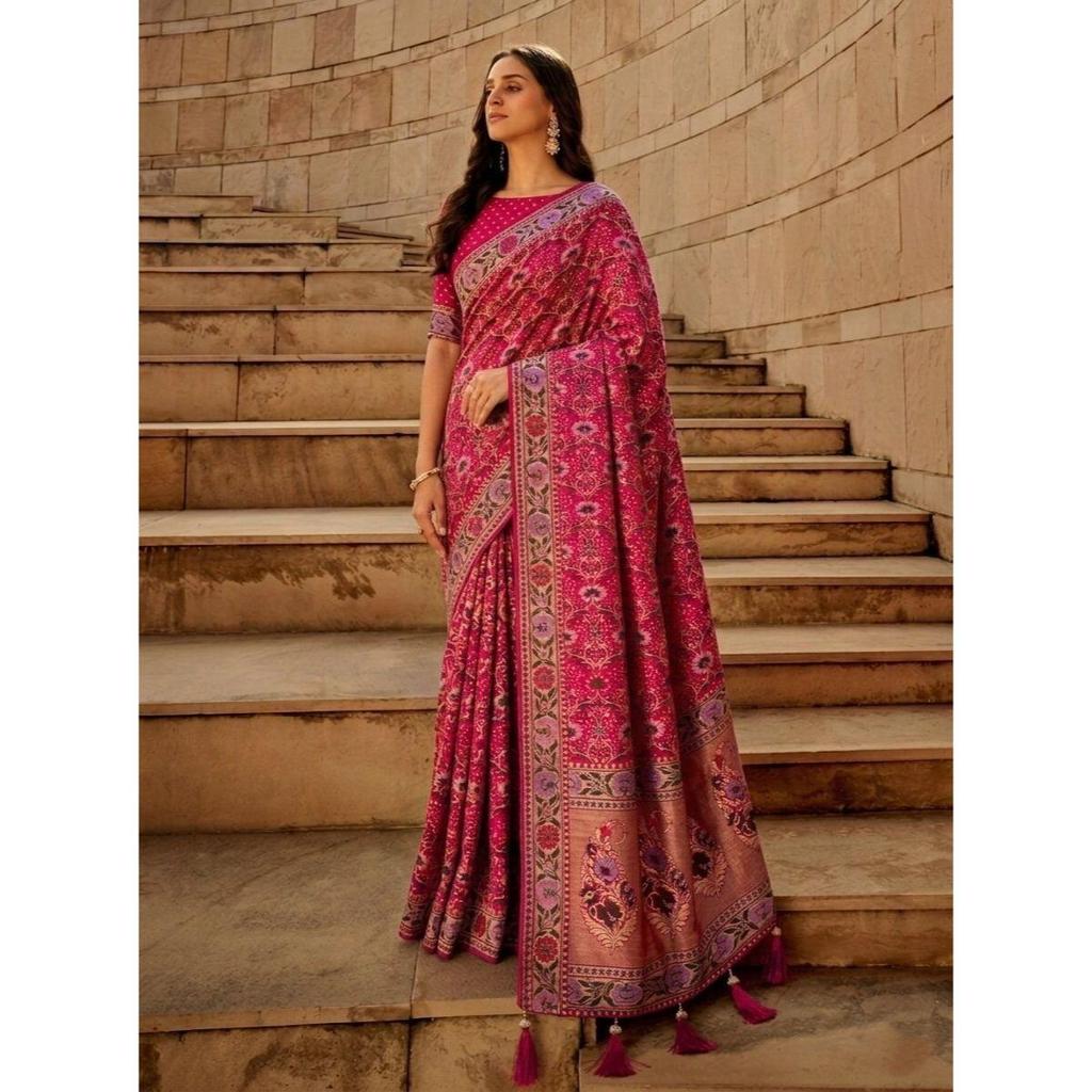 New Launch Wedding Special Soft Khadi Georgette Saree