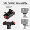 Magnetic Mounting Bracket For 1/4 Tripods Accessories Aluminum Construction Foldable Quick Detach