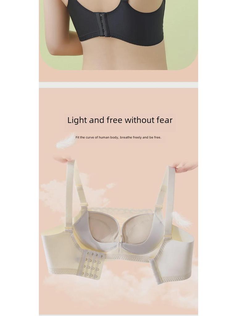 Women’s Seamless Strapless Tube Top: Anti-Exposure, Wire-Free, Side-Bone Free, Adjustable, Thick Style, Ideal for Small Breasts.