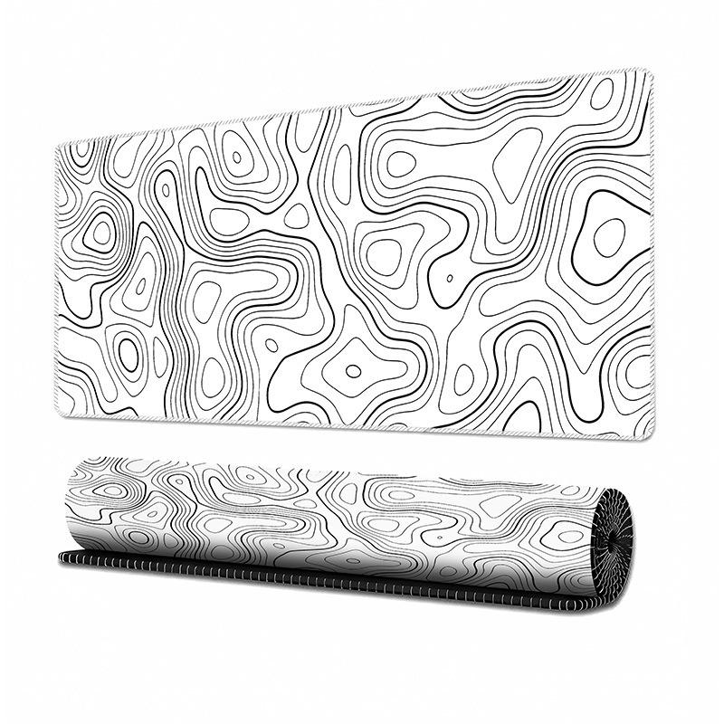 Mouse Pad Gamer Acessórios para Computador Gamer Grande Teclado Tapete de Mesa Preto Mousepad para Escritório Laptop Acessório de Mesa