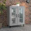 Vidaxl Cabinet, Sonoma Grey Oak, 69.5X34X90Cm, Wood-Based Material