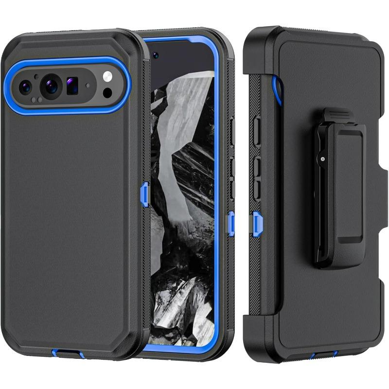 

Premium Military Grade Heavy Duty Phone Case for Google Pixel 10 9 8 Pro XL with Clip Hard Shockproof Armor Protector Cell Cover Google Pixel 10 Pro