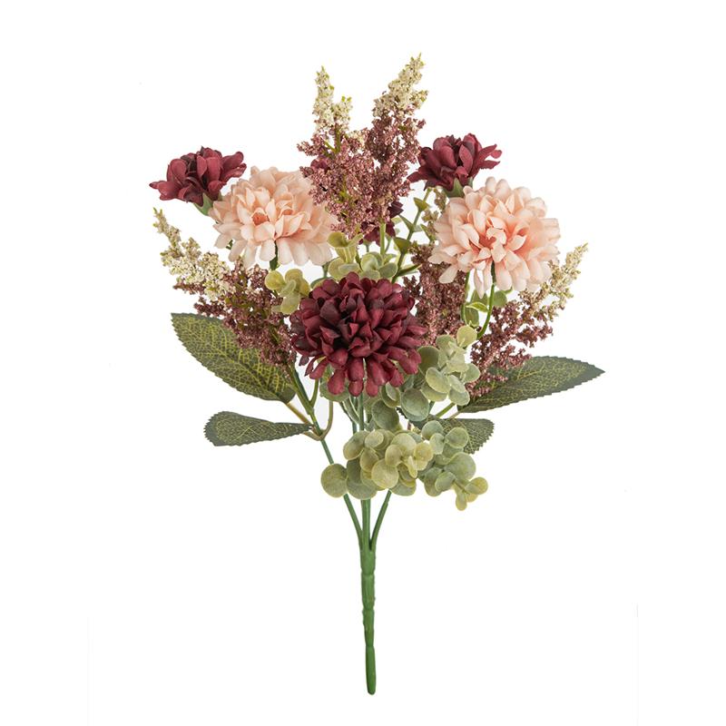 1/3pc Artificial Flowers Lavender Silk Ball Chrysanthemum Home Decor Wedding Dining Table Centerpiece Fake Plants Bridal Bouquet