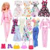 Dresses Clothes For Dolls Accessories Shoes Handbags Set