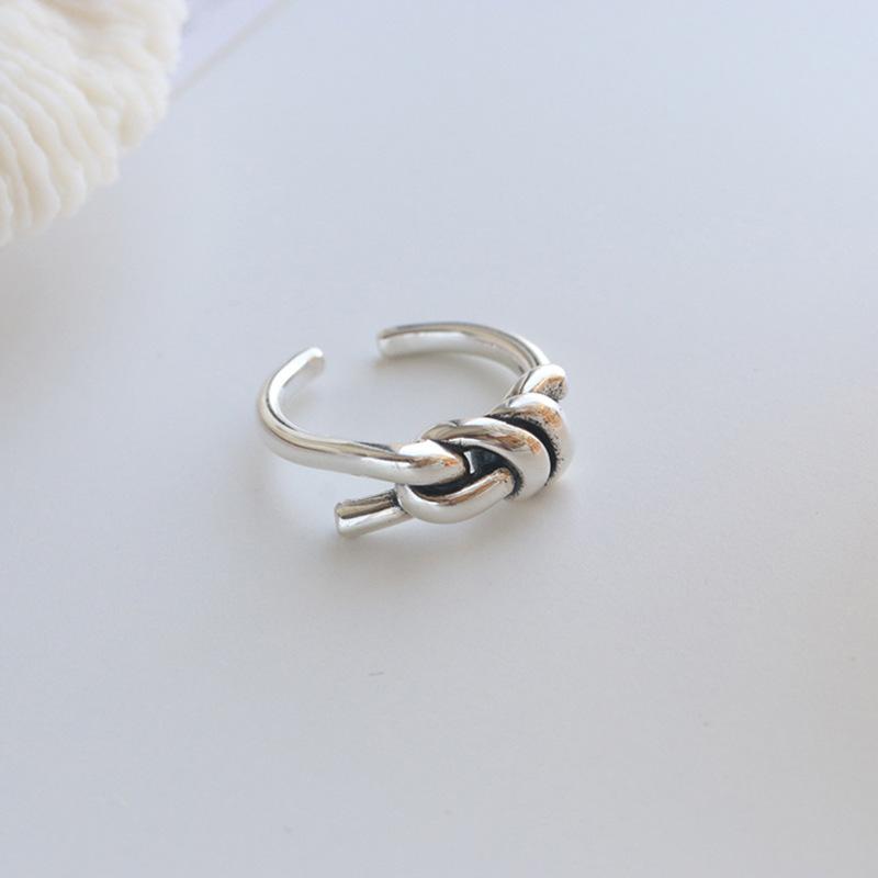 Copper Twisted Wire Twist Ring For Women Gift Irregular Geometry Jewelry Accessories Dropshipping