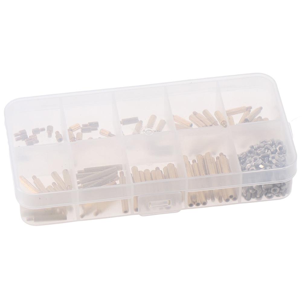 270pcs Gold Standoff Screw Nut PCB Motherboard Nut & Bolt Sets  DIY Electronic Projects