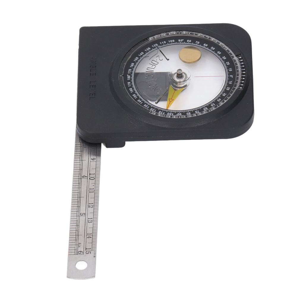 Magnetic Angle Finder Multi Functional Angle Measuring Tool with Removable Stainless Steel Ruler