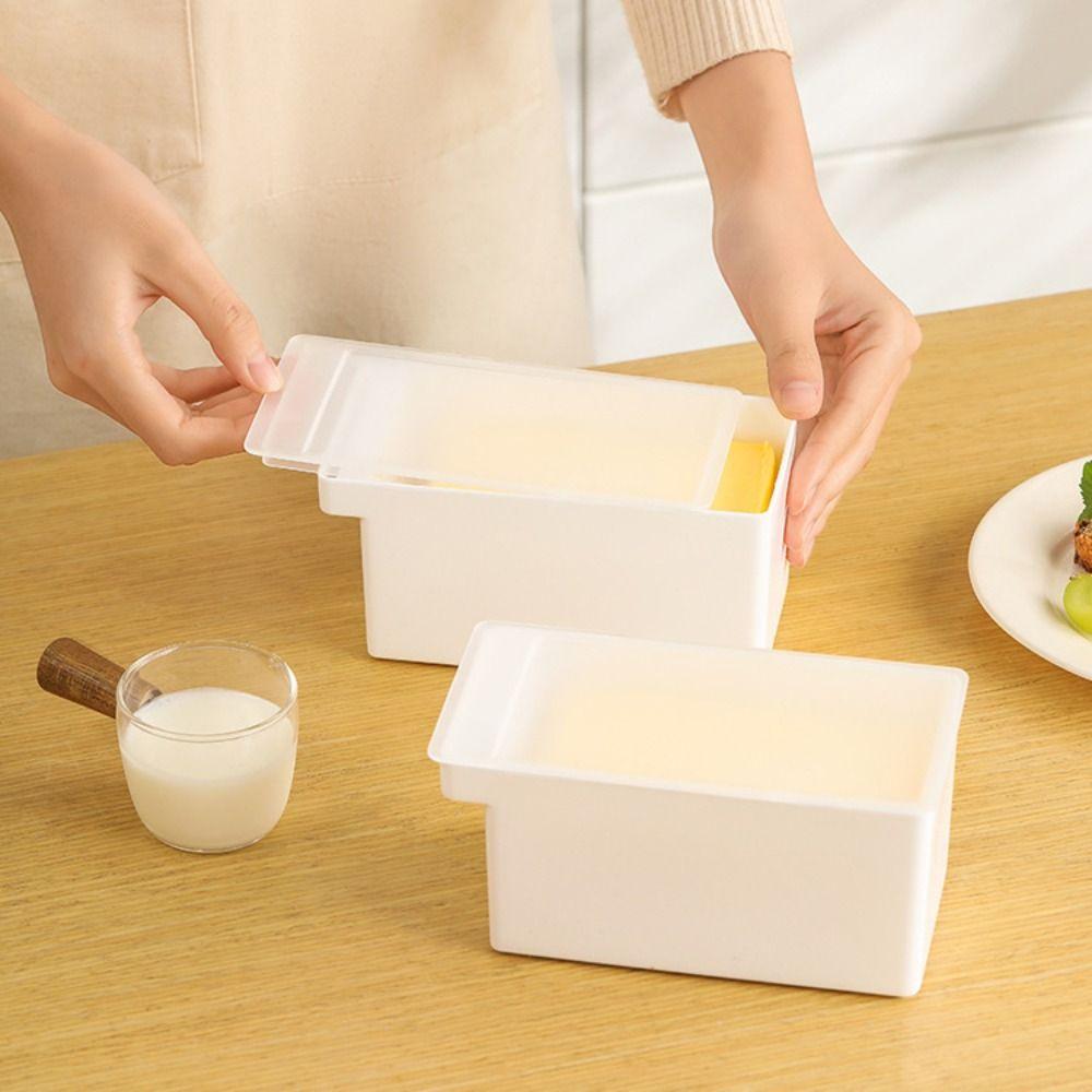With Lid Butter Cheese Storage Box Large Capacity Butter Cutting Tool Butter Keeper