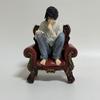 17cm Death Note L. Lawliet Squatting Sofa Figurine Model Toy Doll Room Decoration Collection Car Ornament Kids Birthday Gift