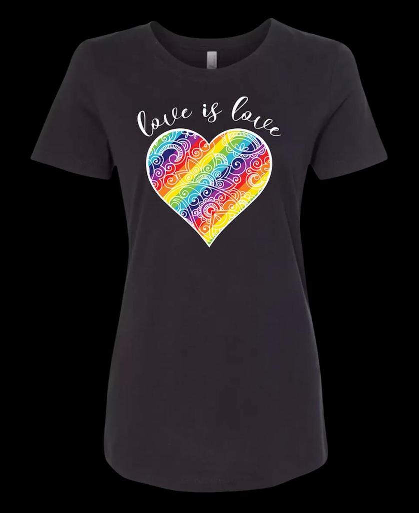 Love Is Love Rainbow Heart T shirt – Celebrate Pride with Style and Positivity