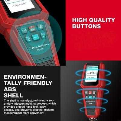 Handheld Automotive Coating Gauge Quick Measurement ABS Construction Coating Thickness Tester Paint Meter