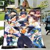 1pc Blanket JoJo's Bizarre Adventure3 Print Design, Lightweight Blanket for Sofa, Bed- Soft &Warm, Gift for All Seasons like Christmas, Halloween